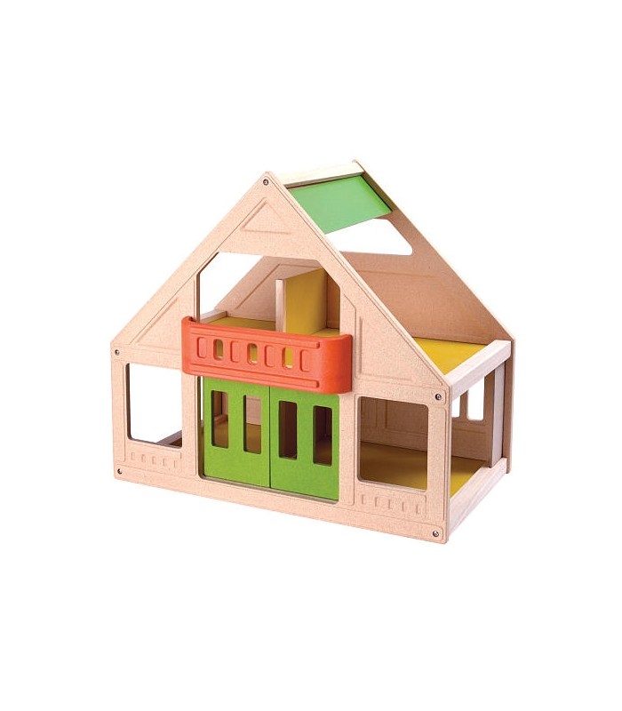 عروسک و خانه عروسک و لوازم-اولین خانه عروسکی چوبی من Plan toys-فروشگاه کودکو