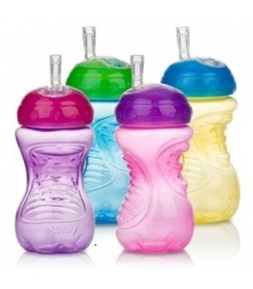 قمقمه نی دار ضد چکه 300 میلی  Nuby