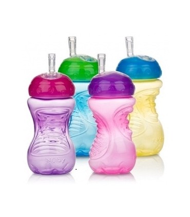 قمقمه نی دار ضد چکه 300 میلی  Nuby