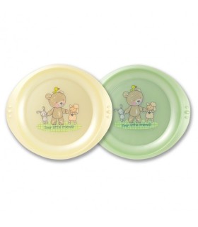 بشقاب ۲ عددی ارگانیک Rotho