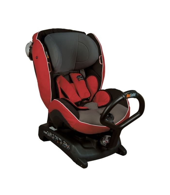 صندلی ماشین نوپا | گروه 1-صندلي‌ ماشين iZi Combi X3 Isofix رنگ قرمز خاکستری برند BeSafe-فروشگاه کودکو