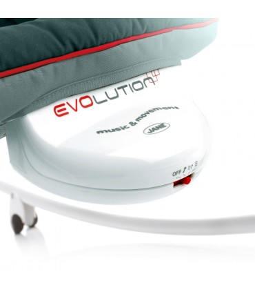 نی نی لای لای موزیکال و ویبره دار مدل Evolution رنگ قهوه ای نارنجی طرح خرس برند Jane