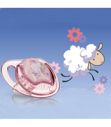 پستانک سيليكون رنگي Nuby