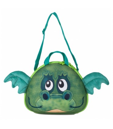 کیف دستی و رودوشی بچگانه طرح اژدهای سبز برند Okiedog