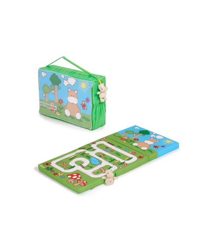 تشک و پارک بازی نوزاد و کودک (پلی جیم نوزاد)-تشک بازی مدل Sleeper Hippo Green برند Hauck-فروشگاه کودکو