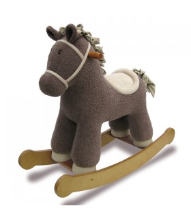 راکر اسب قهوه ای هاب ناب برند Little bird told me