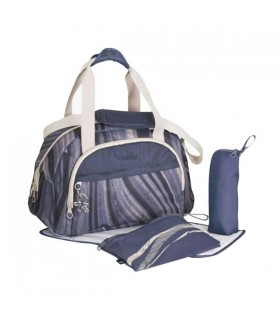 کیف مادر شاتل خاکستری مشکی برند Okiedog