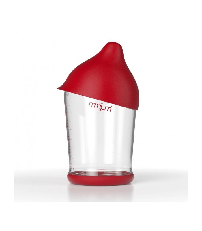 شیشه شیر نوزاد-شیشه شیر طلقی 240 میلی لیتری برند Mimijumi-فروشگاه کودکو