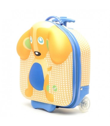 کیف چمدانی چرخدار طرح سگ برند Oops