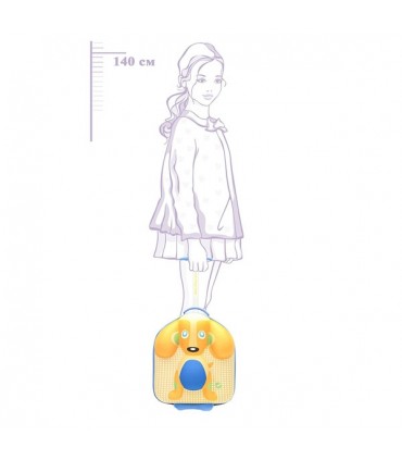 کیف چمدانی چرخدار طرح سگ برند Oops