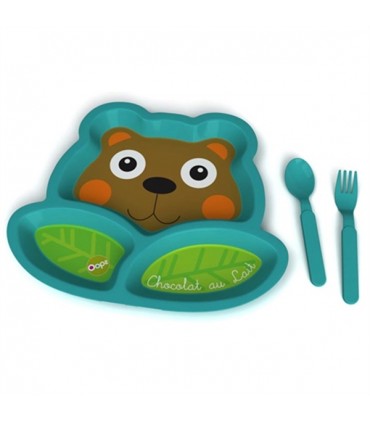 ظرف غذای کودک طرح خرس رند Oops
