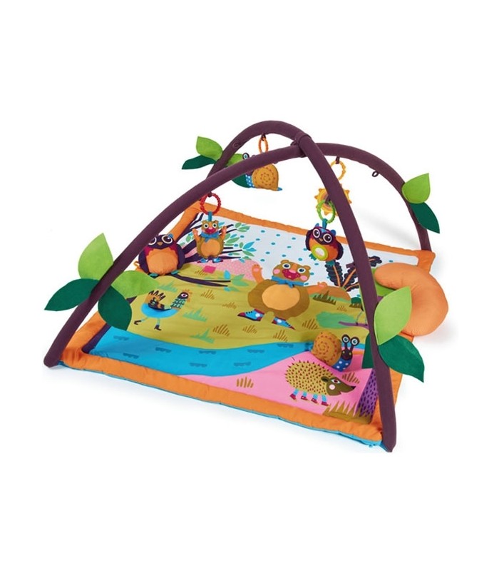 تشک و پارک بازی نوزاد و کودک (پلی جیم نوزاد)-تشک بازی طرح جنگل برند Oops-فروشگاه کودکو