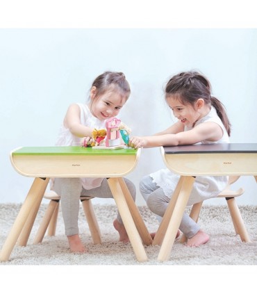 میز چوبی مشکی برند Plan Toys