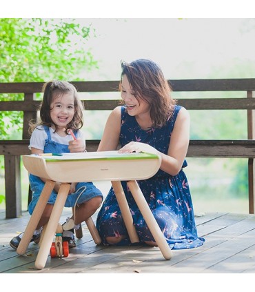 میز چوبی سبز برند Plan Toys