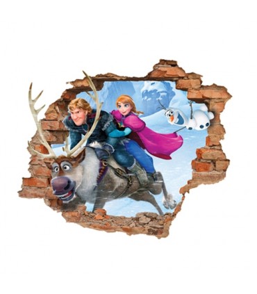 استیکر دیواری با طرح فروزن 1 Zhivar