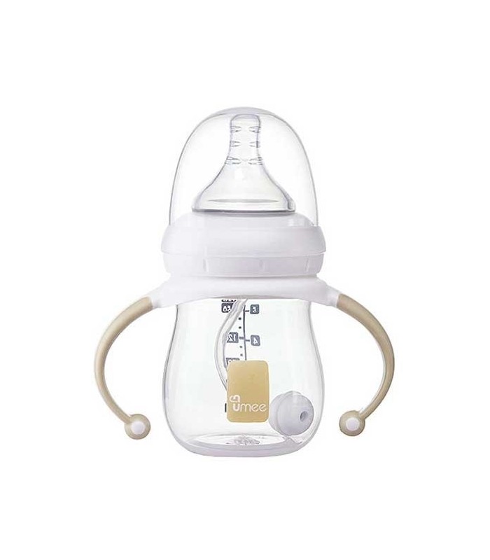 شیشه شیر نوزاد-شیشه شیر طلقی ضد نفخ 160 میل برند Umee-فروشگاه کودکو