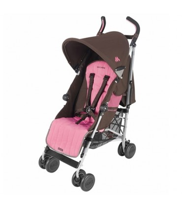 کالسکه چهار چرخ مدل Quest رنگ طوسی صورتی برند Maclaren