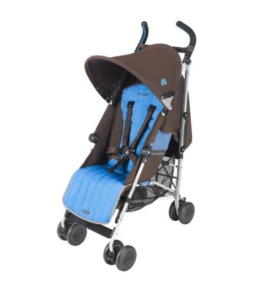 کالسکه چهار چرخ مدل Quest رنگ قهوه ای آبی برند Maclaren