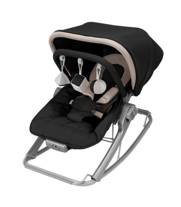 راکر صندلی رنگ مشکی کرم برند Maclaren