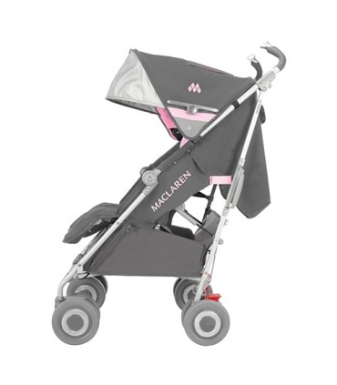 کالسکه چهار چرخ مدل XLR رنگ طوسی صورتی برند Maclaren