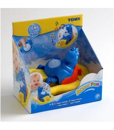 اسباب بازی حمام تامی مدل اسب آبی Tomy Hippo Pedalo