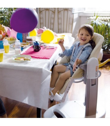 صندلی غذای کودک پگ پرگو مدل تاتامیا Peg Perego Tatamia Stripes Grey