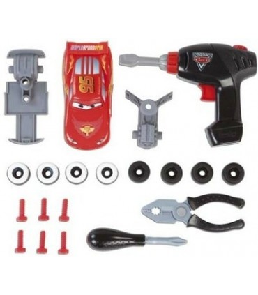 چرخ دستی بسيار مقاوم تعمير ماشين با بيش از 20 قطعه جانبی Smoby