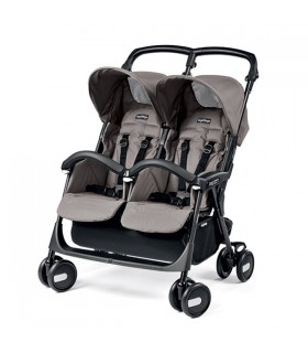 کالسکه دوقلو رنگ بژ پگ پرگو Peg Perego Aria Shopper Twin