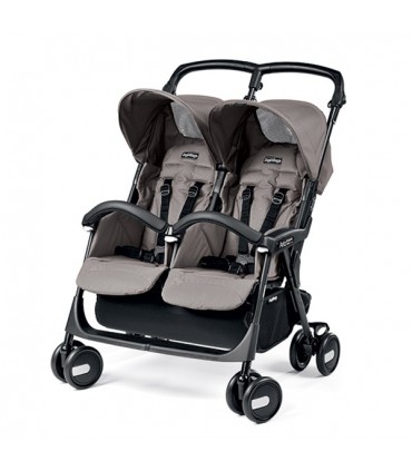 کالسکه دوقلو رنگ بژ پگ پرگو Peg Perego Aria Shopper Twin
