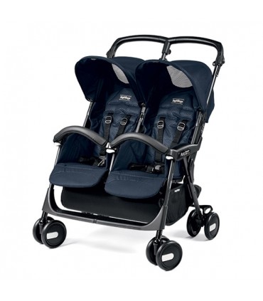 کالسکه دوقلو رنگ سرمه ای پگ پرگو Peg Perego Aria Shopper Twin