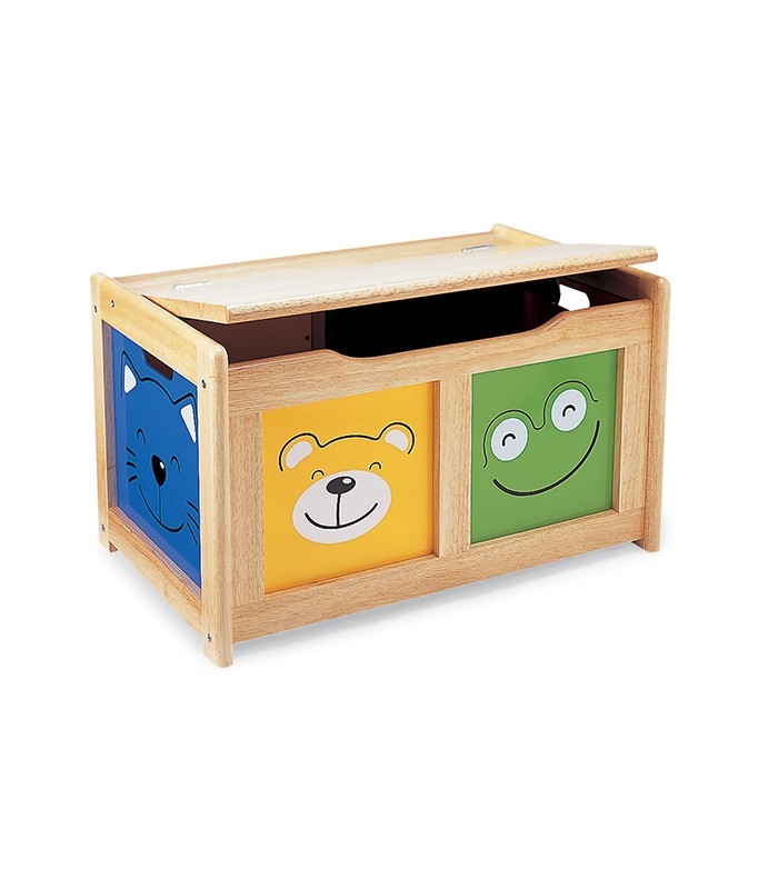 ملزومات نظم دهی اتاق کودک-صندوق اسباب بازی چوبی پین تویز Pintoys Toy Chest-فروشگاه کودکو