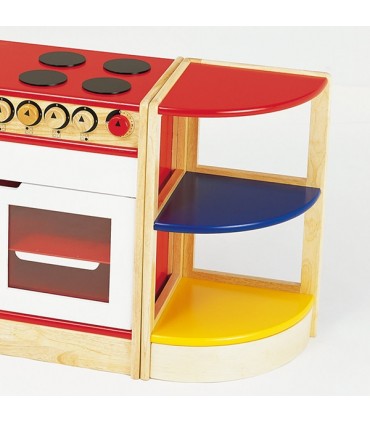 گاز و سینک چوبی پین تویز Pintoys Sink and Stove