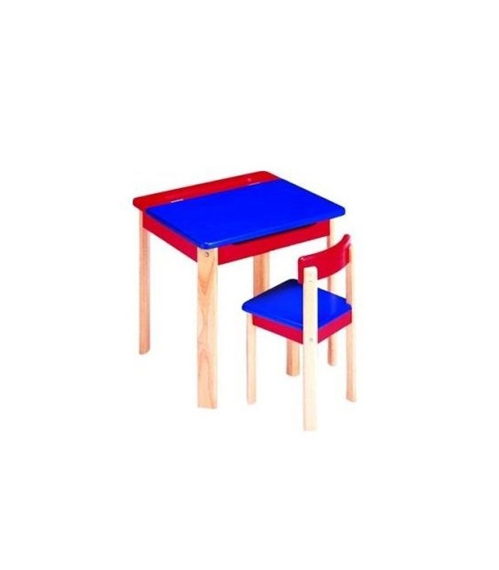 میز و صندلی و مبل کودک-میز تحریر پین تویز Pintoys desk bicolor-فروشگاه کودکو