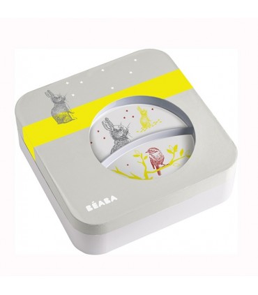 ست غذاخوری کادویی طرح خرگوش ب آ با Beaba Gift Meal Set