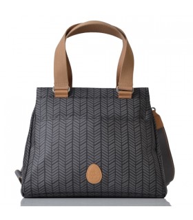 کیف لوازم مدل ریچموند رنگ زغالی طرحدار پاکاپاد Pacapod Richmond Charcoal Herringbone