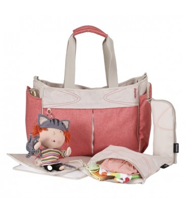 کیف مادر مترو آبی صورتی گلبهی اوکی داگ Okiedog Metro