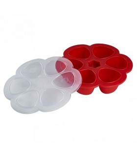 محفظه غذا 6 وعده ای ب آ با Béaba Multiportions™ 3oz Silicone Tray