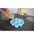 محفظه غذا 6 وعده ای ب آ با Béaba Multiportions™ 3oz Silicone Tray