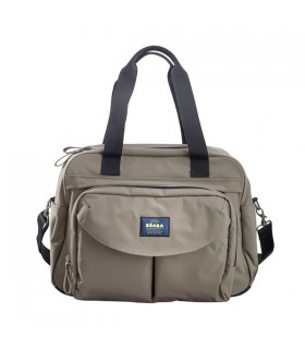 ساک لوازم مدل ژنو 2 ب آ با رنگ خاکی Beaba Ge Changing bag Genève 2