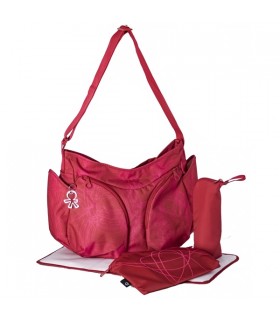 کیف مادر موندو اوکی داگ قرمز زرشکی Okiedog Mondo