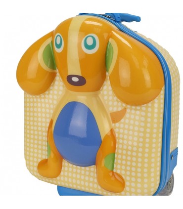 کیف چمدانی چرخدار طرح سگ برند Oops