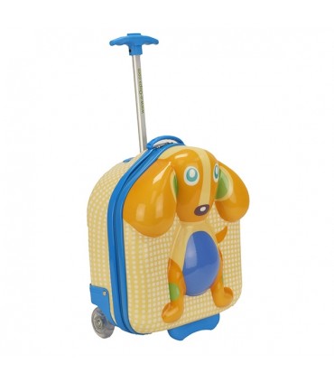 کیف چمدانی چرخدار طرح سگ برند Oops