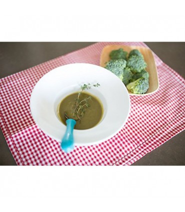 ست 3 عددی قاشق و چنگال و کارد ب آ با Beaba 3-piece stainless steel cutlery set