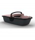 کریکات زپ لوکس کوئینی رنگ صورتی زغالی Quinny Zapp Lux Carrycot
