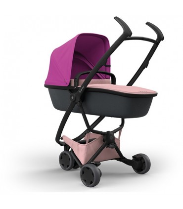 کریکات زپ لوکس کوئینی رنگ صورتی زغالی Quinny Zapp Lux Carrycot