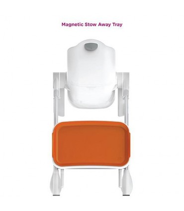 صندلی غذای کودک اوریبل رنگ نارنجی Oribel Cocoon High Chair Orange