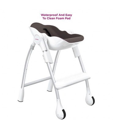 صندلی غذای کودک اوریبل رنگ طوسی Oribel Cocoon High Chair Slate
