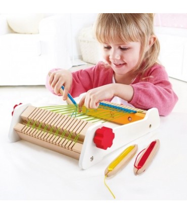 اولین دستگاه بافندگی من هیپ Hape My First Loom Set
