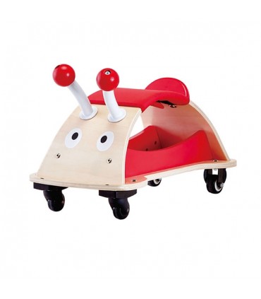 چهار چرخ کفشدوزک چوبی هیپ Hape Ladybug