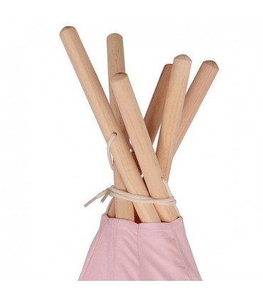 چادر بادی کودک صورتی Love Tree Canvas Teepee